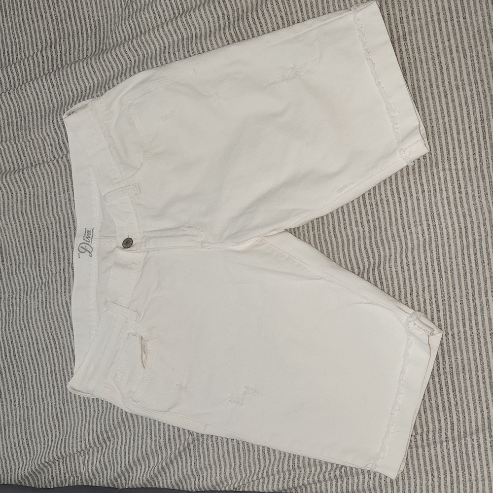 Old Navy white distressed Jean shorts